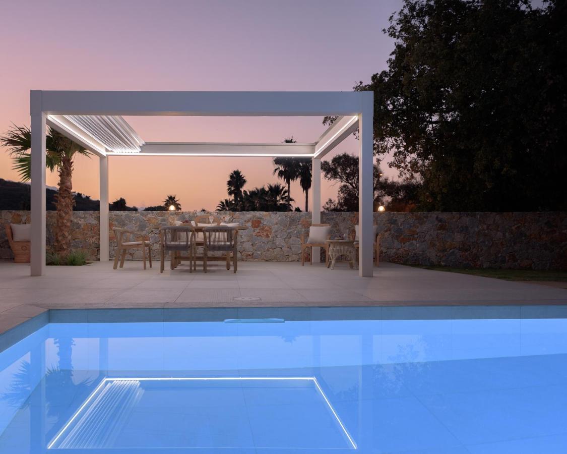 Pelagias Villa Lefka With Heated Pool Mathes Exterior foto