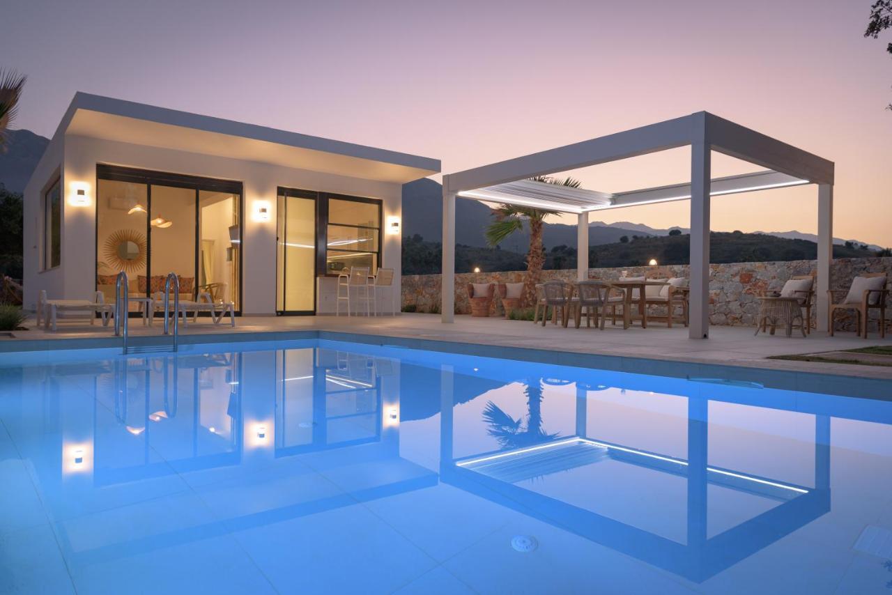 Pelagias Villa Lefka With Heated Pool Mathes Exterior foto