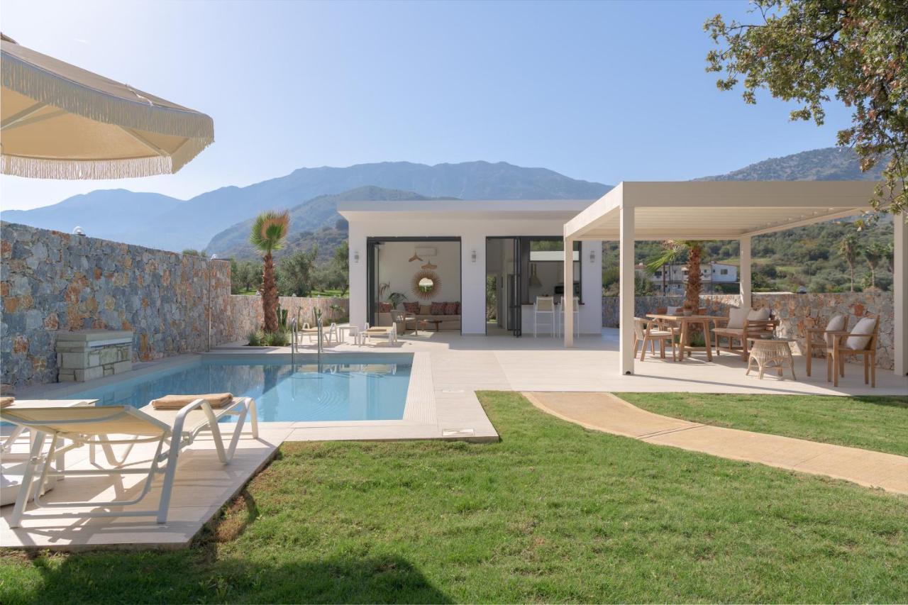 Pelagias Villa Lefka With Heated Pool Mathes Exterior foto