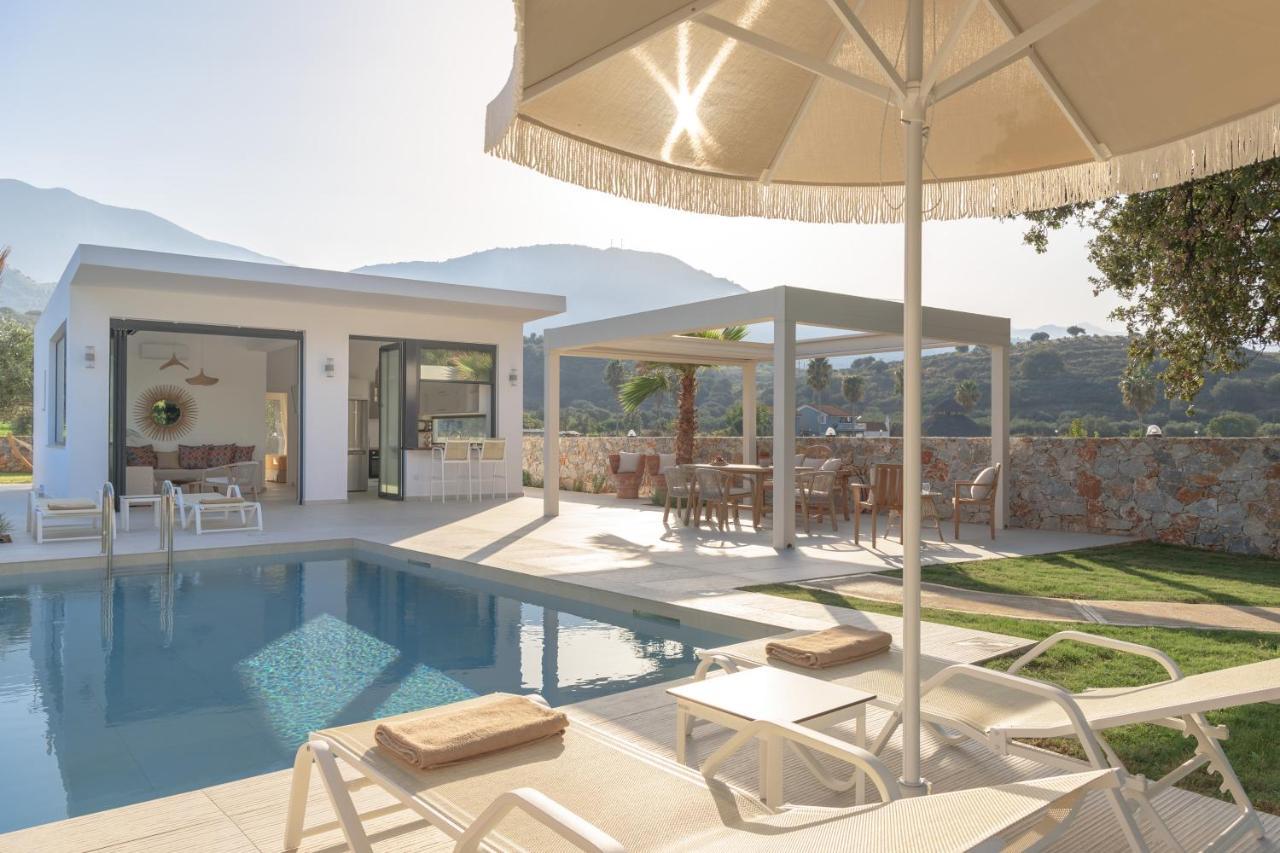 Pelagias Villa Lefka With Heated Pool Mathes Exterior foto