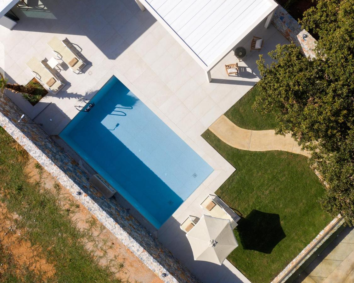 Pelagias Villa Lefka With Heated Pool Mathes Exterior foto
