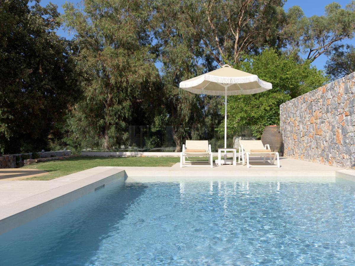 Pelagias Villa Lefka With Heated Pool Mathes Exterior foto
