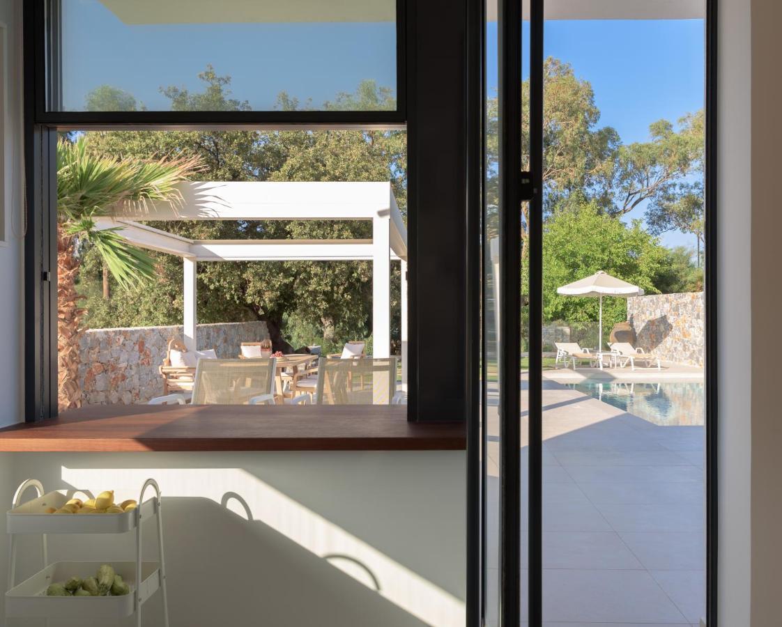 Pelagias Villa Lefka With Heated Pool Mathes Exterior foto