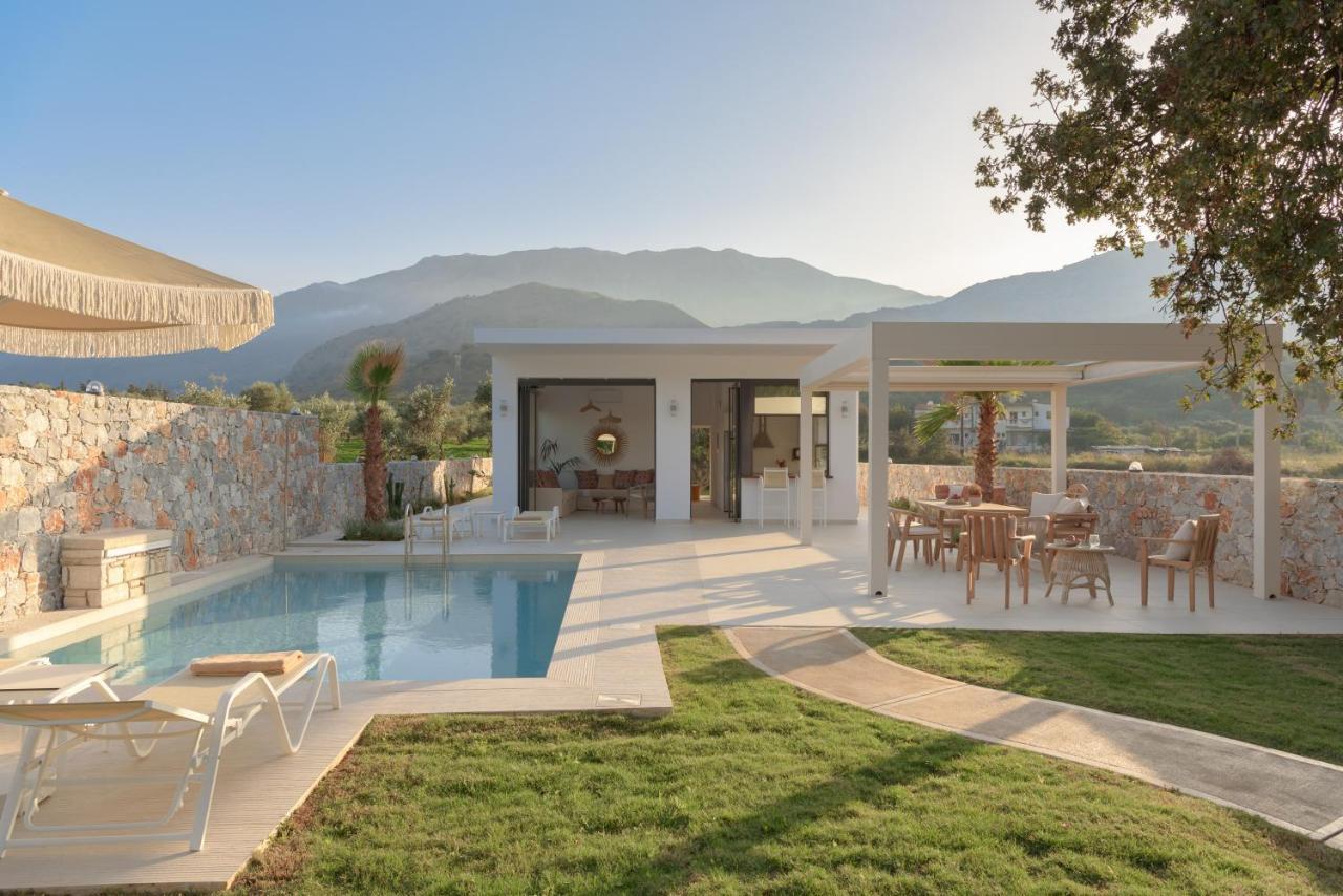 Pelagias Villa Lefka With Heated Pool Mathes Exterior foto